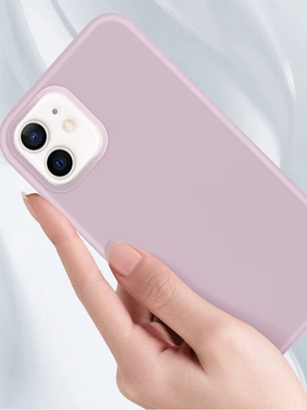 iPhone 12 Soft Pink Silicone Phone Case